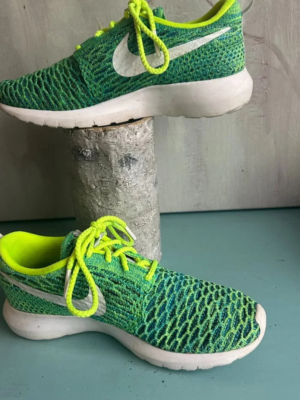 Nike Womens Roshe One NM Flyknit QS Size 6 Running Shoe Marled Limited Ediiton